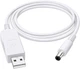 Кабель-перехідник UFT USB 5V - 9V DC 5.5x2.1 мм, 1 м для Wi-Fi роутера, живлення від павербанка Білий (UFT-USB9-12VW) - зображення 1