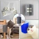 Угловая массажная щетка чесалка для кошек 8,5 см × 15,5 см с мятой Расческа для шерсти / Щетка для вычесывания шерсти серый - изображение 6