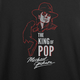 Футболка жіноча з принтом ТiШОТКА The King of Pop Michael Jackson S Чорний Оверсайз (1033415384) - зображення 4