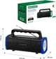 Портативная колонка с фонарем NEWVEW NV-9010 Solar Panel/BT/USB/TF/FM Blue (NWVW-NV-9010-BL) - изображение 4