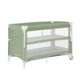 Манеж детский - кровать для новорожденных 2 в 1 со вторым дном Porta CRL-18103 Mint Green 125*65 см CARRELLO зеленый - изображение 1