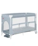 Манеж детский - кровать для новорожденных 2 в 1 со вторым дном Porta CRL-18103 Mint Green 125*65 см CARRELLO серый - изображение 3