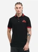 Поло чоловіче Lonsdale BYERMOOR 117882-1503 L Black/Red (4255581599887) - изображение 1