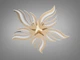 Светодиодная потолочная люстра 150 Вт золото с пультом для зала 2527/5G LED 3color dimmer - изображение 4