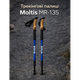 Палки для скандинавской ходьбы Moltis Relax MR-135 blue Antishock Original скандинавские палки - изображение 1