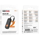 Аудио Borofone BC62 Walker 2-в-1 Bluetooth 5.4 ресивер и трансмиттер с AUX 3.5 мм (140 mAh) Black Star - изображение 2