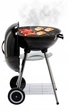 Мобільний вугільний гриль з кришкою BBQ Meeting BBQ5290 круглий 46x44x71 см компактний гриль для пікніка барбекю кемпінгу дачі переносний мангал на вугіллі з решіткою вентиляцією стійкий портативний садовий гриль для відпочинку на природі - зображення 5