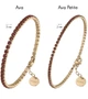 Браслет BURKER Ava Petite Gold Burgundy - зображення 3