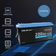 Akumulator Qoltec LiFePO4 Litowo-Żelazowo-Fosforanowy 12.8V 200Ah 2560Wh BMS 53707 (5901878537078) - obraz 3