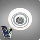 Люстра світлодіодна 517 Dlight RGB з пультом і колонкою 45Вт Білий (02147) - зображення 8