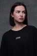 Жіноча Оверсайз Футболка Чорна З Принтом Batman Without L/XL (386682) - зображення 4