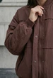 Жіноча Куртка Стаф Коричнева Оверсайз З Капюшоном Staff Ok Brown Oversize M-L (387053) - зображення 4