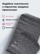 Резиновый коврик на присосках 95х35 см защитный в ванну и душ противоскользящий для взрослых и детей на дно ванной комнаты силиконовый в душевую кабину и детскую ванночку для купания с рождения безопасный серый - изображение 4