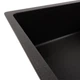 Гранитная мойка Platinum ROMA 780х500 врезная, прямоугольная, матовая морион - изображение 5