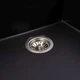 Гранитная мойка Valeso Galax 500x500 врезная, квадратная, черная матовая - изображение 6
