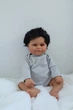Кукла Реборн Reborn Doll 50 см, реалистичный винил-силионовый мальчик пупс с волосами в одежде+аксессуары - изображение 2