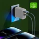 Зарядный адаптер 5 в 1 USB-C GaN 240W с 3PD и 2QC3.0 Белый - изображение 6