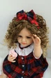 Лялька Реборн Reborn Doll 55 см, реалістична вініл-силіконова дівчинка кучеряшка в одязі з аксесуарами - зображення 6