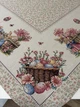 Пасхальная скатерть гобеленовая "Easter basket", 100x100 - изображение 3