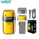 Электробритва-шейвер VGR V-350 роторная, для сухого бритья, с LED-дисплеем Черный с золотым - изображение 1