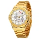 Годинник наручний Forsining 6914 Gold-White Steel - зображення 1