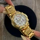 Годинник наручний Forsining 6914 Gold-White Steel - зображення 6