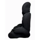 Автокрісло дитяче з бустером вага 9-36кг Група 1-2-3 чорне Kaya Pulse (PP-1240 Melange Black) - зображення 4