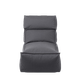 Leżanka Blomus Lounger Stay Coal 120 cm Ciemno-szara B62001 (4008832777097) - obraz 2