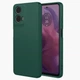 Чехол Fiji Full Soft Premium для Motorola G24 противоударный бампер с микрофиброй Dark Green - изображение 1