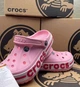 Тапочки CROCS Bayaband Clog Pink кроксы розовые женские девичьи 37 - изображение 7