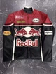 Мужская кожаная мото куртка в гоночном стиле Red Bull ред бул Ferrari Formula F1 М - изображение 1