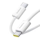 Кабель Baseus Dynamic 4 Series Cable Type-C to Type-C 100W 1m P10381400211-00 White - изображение 3