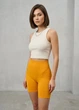 Шорты велосипедки женские в рубчик однотонные H&M Оранжевые 17830 M (укр 44-46) - изображение 1