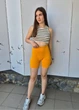 Шорты велосипедки женские в рубчик однотонные H&M Оранжевые 17830 M (укр 44-46) - изображение 3