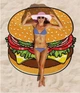 Пляжный коврик Hamburger 143см - изображение 1