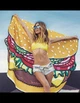 Пляжный коврик Hamburger 143см - изображение 2