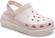 Женские кроксы на платформе Crocs Classic Crush Clogs, Пудровые, 207521-100, (M5/W7), 37-38, 23см - изображение 2