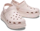 Женские кроксы на платформе Crocs Classic Crush Clogs, Пудровые, 207521-100, (M5/W7), 37-38, 23см - изображение 3