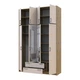 Антресоль высокая Doros Ронди Дуб Артизан/Кашемир 4 ДСП 160х52х65 (DRS-011910) - изображение 7