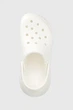 Женские кроксы на платформе Crocs Classic Crush Clogs, Белые, 207521-100, (M4/W6), 36-37, 22см - изображение 4