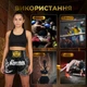 Комплект тайские шорты и брелок-талисман гиря для кикбоксинга мма муай тай тайского бокса смешанных единоборств мужские женские детские спортивные в зал с разрезами боксерские тренировочные сатиновые широкий пояс Top King Черно-серебристые 4_3_XL_9B - изображение 12