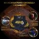 Комплект тайские шорты и брелок-талисман гиря для кикбоксинга мма муай тай тайского бокса смешанных единоборств мужские женские детские спортивные в зал с разрезами боксерские тренировочные сатиновые широкий пояс Univerza Черные 4_3_L_1B - изображение 6