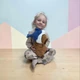 М'яка плюшева Капібара Акула 30 см Коричневий - зображення 4