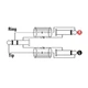 Готовый аудио кабель Jack 6,3 Stereo — 2xJack 6,3 mono KLOTZ AY1-0300 3м - изображение 2