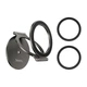 Автомобільний тримач Hoco H102 Whale magnetic ring holder (multi-scene) Black - изображение 3