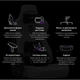 Крісло ігрове Anda Seat Novis Plus Fabric Dark Grey Size XL - зображення 3