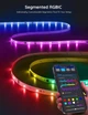 Розумна світлодіодна стрічка Govee RGBIC 20 метрів, Bluetooth APP, Синхронізація з музикою - зображення 2