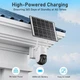 Вулична Wi-Fi камера спостереження Без бренду (2K 4MP, 2.4/5GHz) із сонячною панеллю 7W, 8000mAh - зображення 4