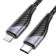 Дата-кабель Hoco U95 Freeway 4in1 USB/Type-C to Type-C/Lightning 60W (1.2m) Black - изображение 1
