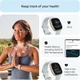Розумний смарт-годинник Fitbit Sense 2 (Blue Mist/Pale Gold), Фітнес-трекер з GPS та ЕКГ БВ - Б/В - зображення 5